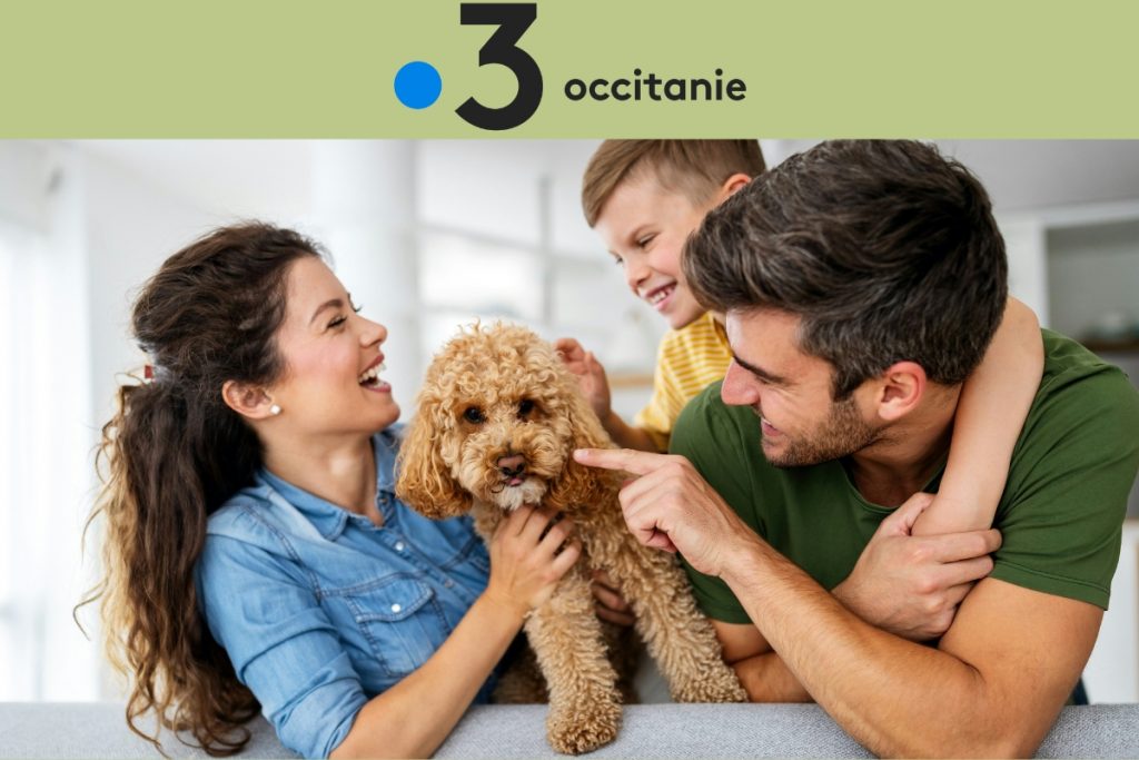 ma journée de toutou sur France 3 occitanie pet parentalité